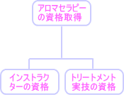 アロマセラピーの資格の認定制度・レベルアップタイプ